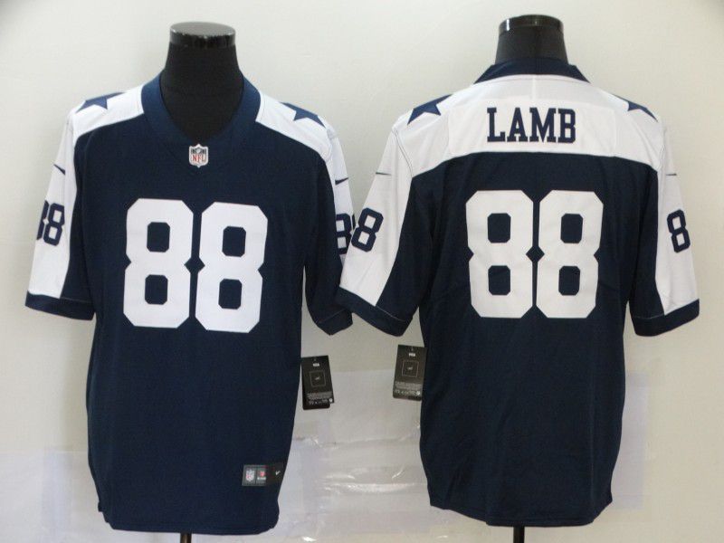 Men Dallas Cowboys #88 Lamb Blue Nike Vapor Untouchable Limited NFL Jerseys->boston red sox->MLB Jersey
